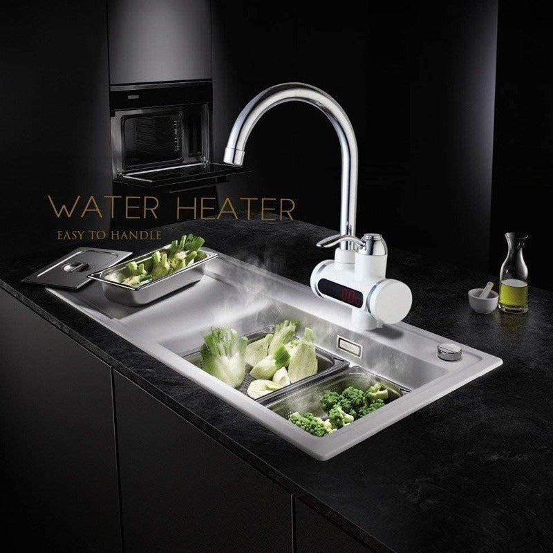 Instant electric heating water faucet