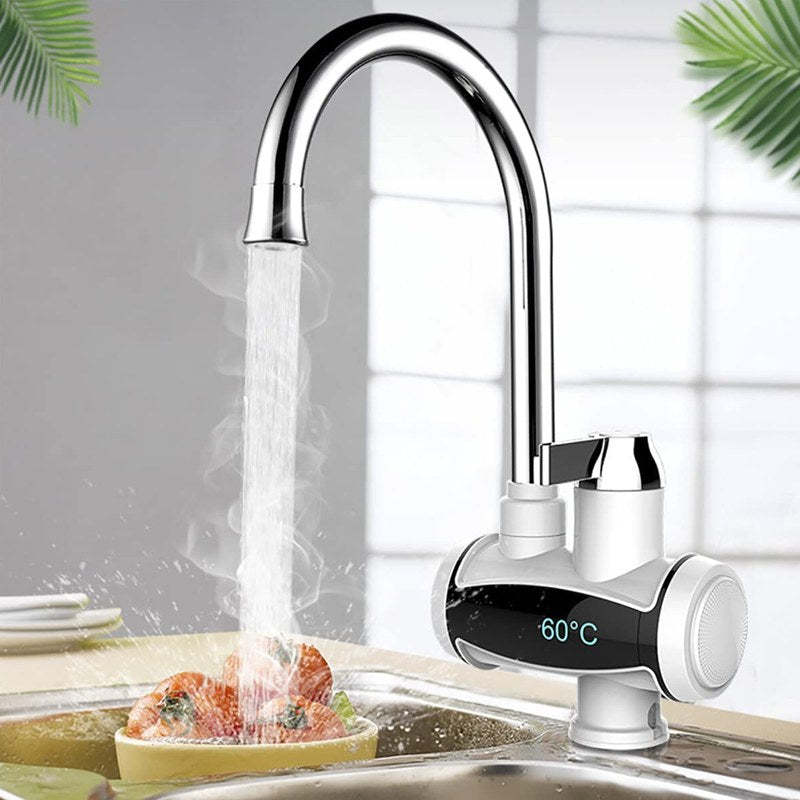 Instant electric heating water faucet